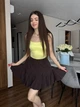 Жіноча міні спідниця кльош з шортами Uaclothes 46 Коричневий (like38163-185951350) - изображение 2