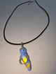 Скляний підвіс ISTA Lampwork на каучуковому шнурі 44-48см, R22 - зображення 3