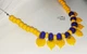 Бусы стекла ручной работы ISTA Lampwork N 226 Подсолнух 46 см - изображение 3