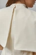 Элегантный костюм - тройка с кейпом Lurex Кремовый M (20260) - изображение 4