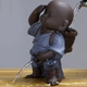 Чайная фигурка Писюнчик Чайный монах Писающий мальчик из исинской глины для чайной церемонии Разноцветный (28757) - изображение 7