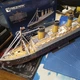 Конструктор пазл Титанік Titanic 3D з підсвічуванням CubicFun 266 дит Різнобарвний (28732) - зображення 7