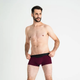Мужские анатомические боксеры MAN's SET Anatomic Classic Light Black Series бордовый хлопковые с карманчиком XL - изображение 2