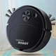 Акумуляторний міні робот-пилосос Sweepin Robot 8018, чорний, для сухого прибирання у невеликих просторах, будинках, компактний - зображення 1