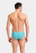 Плавки для плавання чоловічі Arena WATER MAZE ALLOVER SWIM BRIEFS 011887-580 95 Бірюзовий - зображення 5