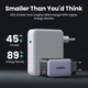 Зарядное устройство 100W Ugreen X756 Nexode X с 3 портами GaN Fast Charger совместимо с iPhone 17 Pro Max, Air 16, 15, 14, 13, 12 Plus, Pixel 9, 8 Pro 7a, Galaxy S25, S24, S23 Ultra, A56, A16, A06, iPad, MacBook Air Black (35038) - изображение 4