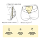 Мужские анатомические боксеры MAN's SET Anatomic Classic Light Black Series бордовый хлопковые с карманчиком L - изображение 3