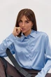 Сорочка шовкова 3054 Triko Bakh Світлий блакитний 50-52 (3054) - зображення 5