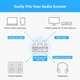 Усилитель звука Fosi Audio T20 Bluetooth ламповый стерео 2 канала Hi-Fi - изображение 3