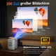 Проектор портативний SUREWHEEL Q3 1080P Wi-Fi Bluetooth - зображення 3