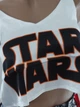 Жіноча атласна піжама Star Wars топ на бретелях та яскраві шорти з коміксами XS/S Різнобарвний (20164) - зображення 4