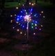 Світлодіодний світильник у сад "Салют" на сонячній панелі, RGB, 60 LED. 7 режимів - зображення 3