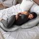 Подушка для беременных Boppy Total Body, Серый - изображение 1