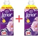 Набор кондиционер для белья Lenor Цветочный букет 118 циклов стирки 1.239 л + 1.239 л (8700216726900_1) - изображение 1