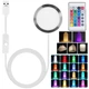 LED лампа для 3D принтера Bambu Lab LED Lamp Kit 001 RGB 16 кольорів з пультом вимикачем Набір компонентів підсвічування для друкованих плафонів нічників світильників DIY конструктор ліхтаря USB 5V в корпусі - зображення 13