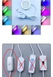 LED лампа для 3D принтера Bambu Lab LED Lamp Kit 001 RGB 16 кольорів з пультом вимикачем Набір компонентів підсвічування для друкованих плафонів нічників світильників DIY конструктор ліхтаря USB 5V в корпусі - зображення 14