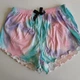 Жіноча піжама-трійка Pastel Tie-Dye акварельний топ шорти та штани M Рожевий (2023) - изображение 4