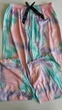 Жіноча піжама-трійка Pastel Tie-Dye акварельний топ шорти та штани M Рожевий (2023) - изображение 7