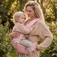 Многопозиционная сумка-переноска Hip Seat слинг со съемным сиденьем Leshu 3 в 1 BC-318 Pink - изображение 5