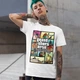 Футболка LOYS унісекс Grand Theft Auto (GTA San Andreas wht) білий XL - зображення 1