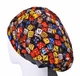 Медицинская шапочка женская HeadwearUniverse универсальная принт Игральные кости кубики - изображение 2