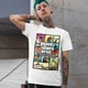 Футболка LOYS унісекс Grand Theft Auto (GTA San Andreas wht) білий XS - зображення 1