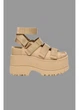 Жіночі уггі Сандалі Беж UGG W GOLDENRISE Mustard Seed (35, бежевий) - изображение 1