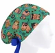 Медична шапочка жіноча HeadwearUniverse універсальна принт Капібара - зображення 1