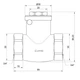 Обратный лепестковый клапан 3/4" (DN20) латунный SD242 - изображение 4