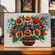 Інтер'єрна картина Петриківський розпис, Квітковий букет, 60×85 см (id6913) - зображення 1