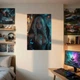 Інтер'єрна картина Кіберпанк-тян, AI-girl, 60×43 см (id6932) - зображення 3