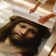 Постер Голова Христа, Антонио да Корреджо, Antonio da Correggio, Head of Christ, A3 37×30 см (id6969) - изображение 3