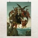 Постер Микеланджело, Мучения святого Антония, Michelangelo, Torment of Saint Anthony, A3 42×30 см (id6953) - изображение 1
