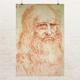 Постер Леонардо да Винчи, Leonardo da Vinci, A3 42×28 см (id6989) - изображение 1