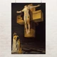 Постер Гиперкубическое тело, Сальвадор Дали, Salvador Dalí, Corpus Hypercubus, абстракционизм, A3 42×28 см (id6996) - изображение 1