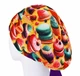 Медицинская шапочка женская HeadwearUniverse универсальная принт Макарунсы пирожные - изображение 2
