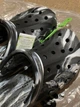 Чоловічі крокси Crocs Baya Marbled Clog Black/White (48/49, чорний) - зображення 11