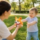 Детская интерактивная игрушка танцующая собачка Корги ,подсветка, движения, песни (оранжевый) - изображение 6