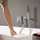 Зовнішня частина змішувача для ванни/душа HANSGROHE Finoris 76415000 хром 2 споживача - изображение 2