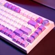 Беспроводная игровая клавиатура Proove Gaming Coupe (Ukraine Layout) white/purple (WKCP00022404) - изображение 5