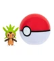 Ігровий набір POKEMON W14 - ЧЕСПІН В ПОКЕБОЛІ (ігрова фігурка, покебол) - изображение 2