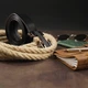 Ремень мужской с пряжкой уголки Vintage 20262 Черный - изображение 6