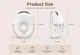 Портативний бездротовий молоковідсмоктувач MW-375 Wearable Electric Breast Pump з акумулятором, 4 режими, 12 рівнів, USB Type-C - зображення 8