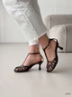 Босоніжки жіночі Rebeca шоколад, натуральна шкіра 1509 38 - зображення 5