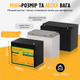 Аккумулятор Eco-Worthy 12V100Ah 1280Wh портативная универсальная LiFePO4 12.8V 100Ah батарея со встроенной BМС на 3000+ жизненных циклов - изображение 3