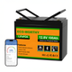 Акумулятор Eco-Worthy 12V100Ah 1280Wh універсальна LiFePO4 12.8V 100Ah батарея з Bluetooth 5.1 і низькотемпературним захистом 15000 циклів - зображення 11