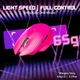 Ультралегка ігрова миша ATTACK SHARK V6 з RGB док-станцією ,PAW3311, 25000 DPI 2,4G+Bluetooth Рожева/Berry Red - зображення 4