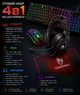 Игровой комплект Gaming Combo 4-in-1 T-Wolf TF-400 черный, Геймерский набор клавиатура, мышь 57964/9 - изображение 6