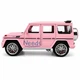 Машинка Mercedes Gelandewagen G63 металева іграшка моделька колекційна 20 см Рожевий (8855345) - зображення 3