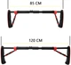 Турник раздвижной Cornix Elite 85-120 см Black/Red (XR-0290) - изображение 12